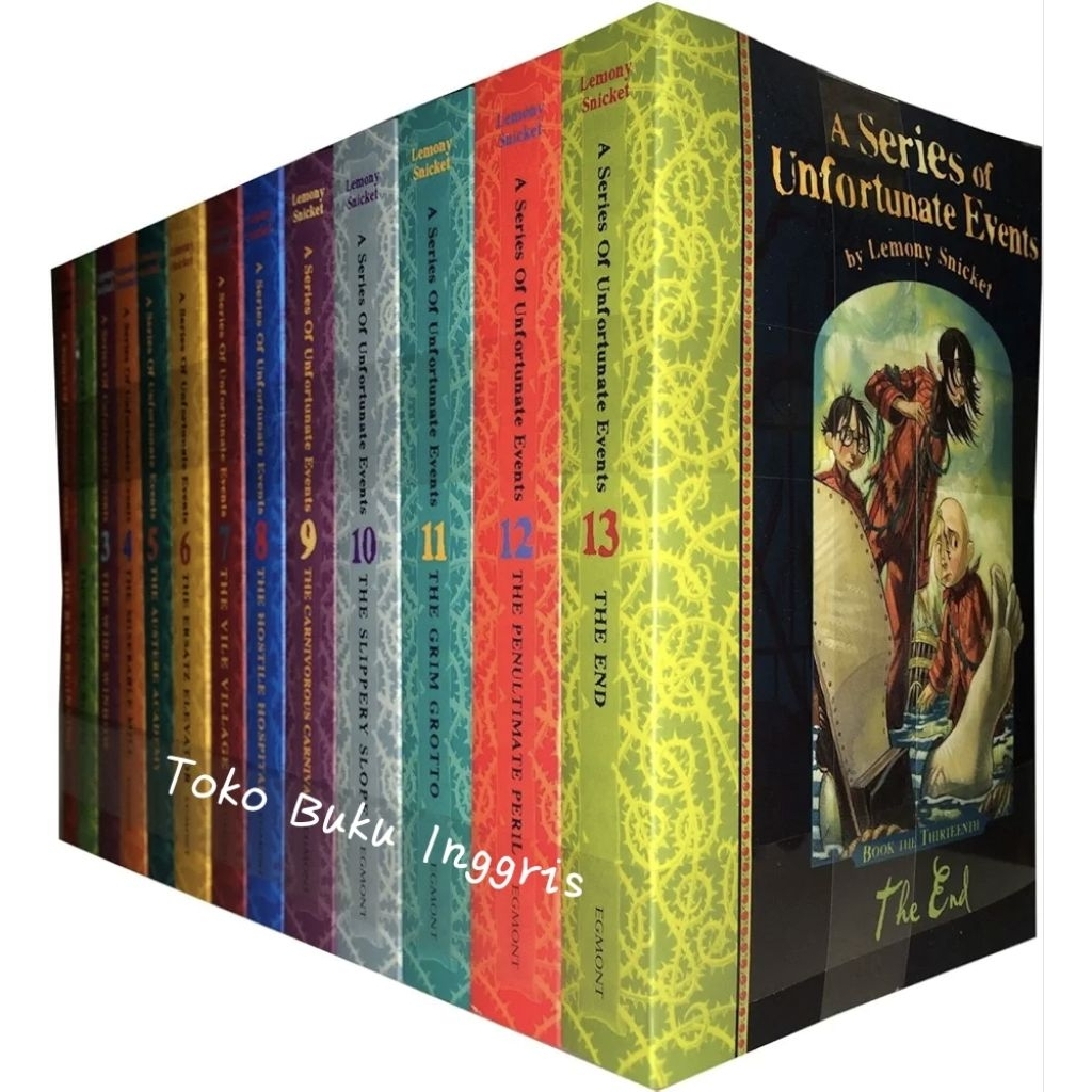 A Series Unfortunate Events 13 books soft cover