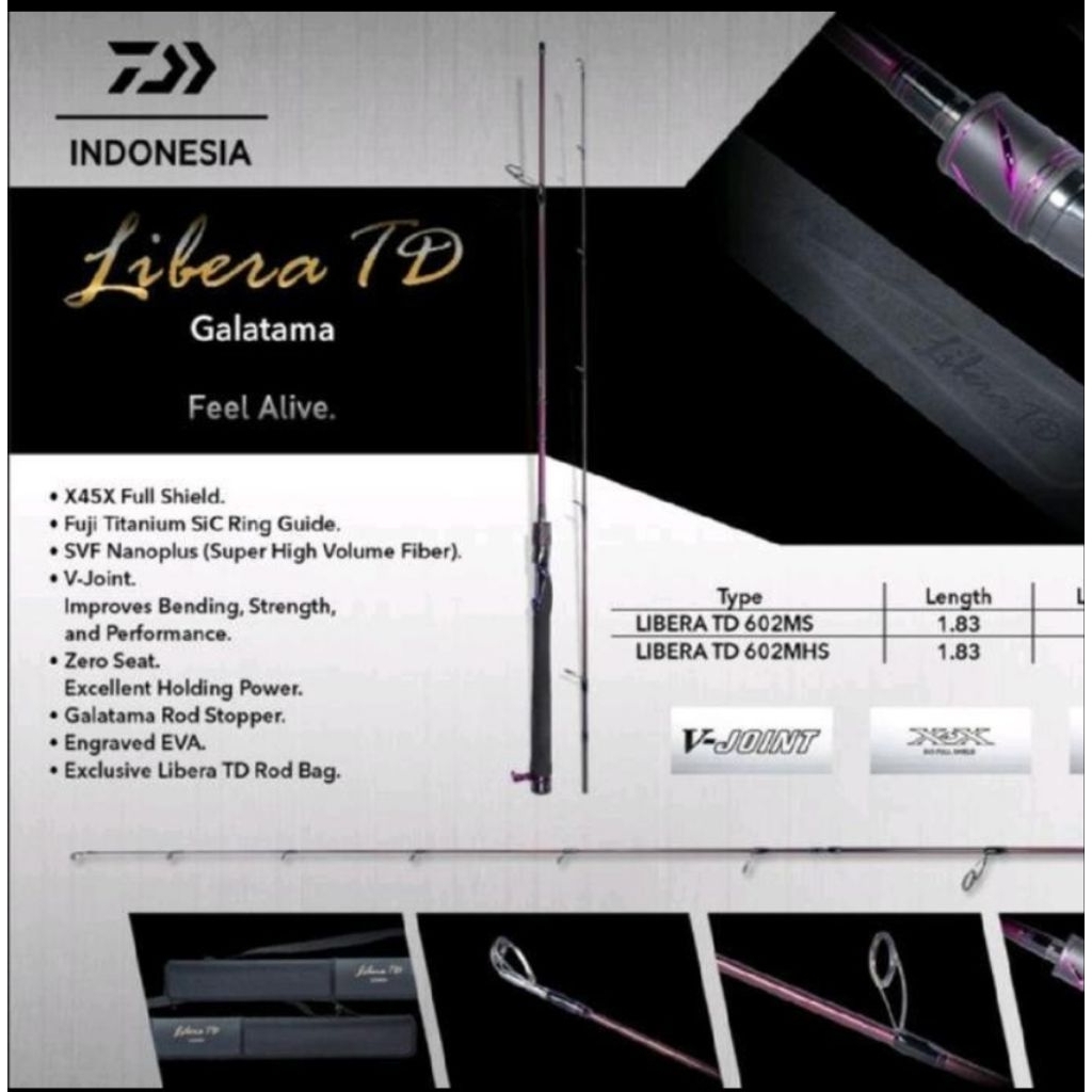 JORAN DAIWA LIBERA TD 8-20 LBS