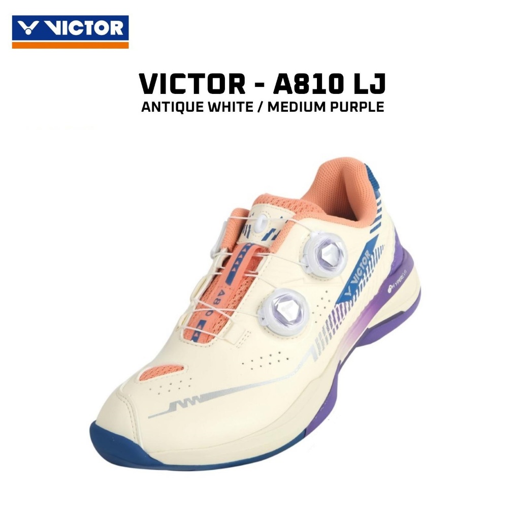 VICTOR A810 / A 810 Knob Buckle Sepatu Badminton Shoes (Original)