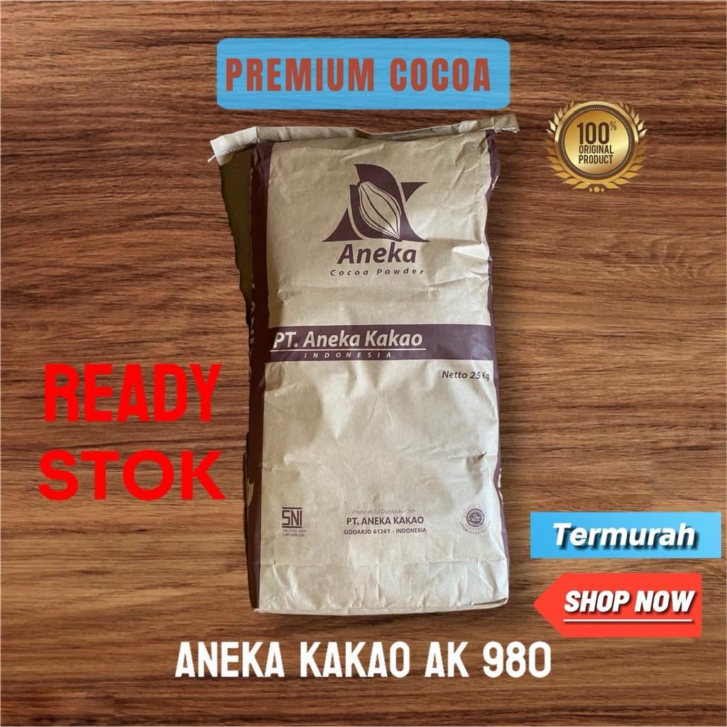 Cokelat Bubuk ANEKA KAKAO Type AK 980 AK 901 AK 200 AK 300 AK 301 AK 370 AK 902 AK 980 Kemasan Sak 2
