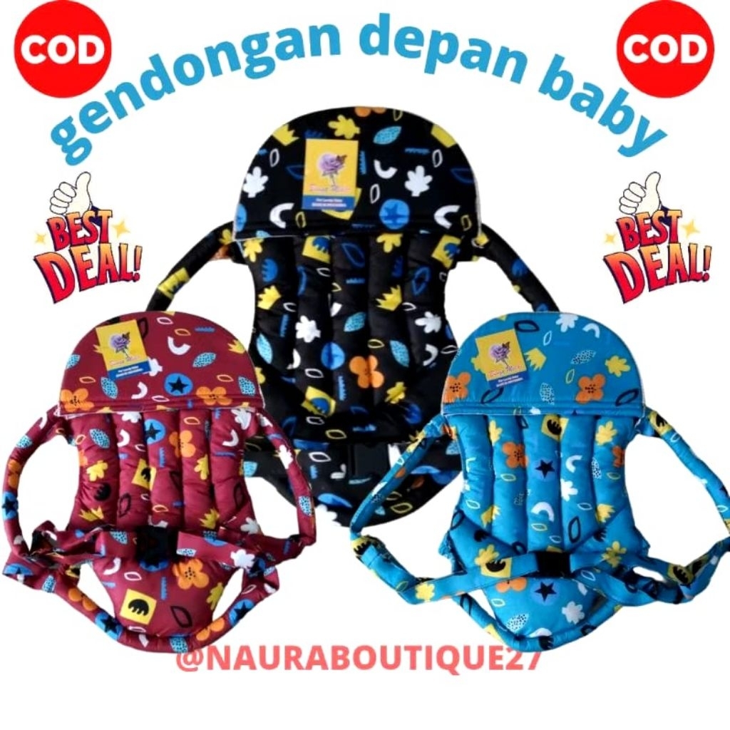 Gendongan bayi / gendongan depan / gendongan multi / gendongan depan motif / gendongan depan karakte
