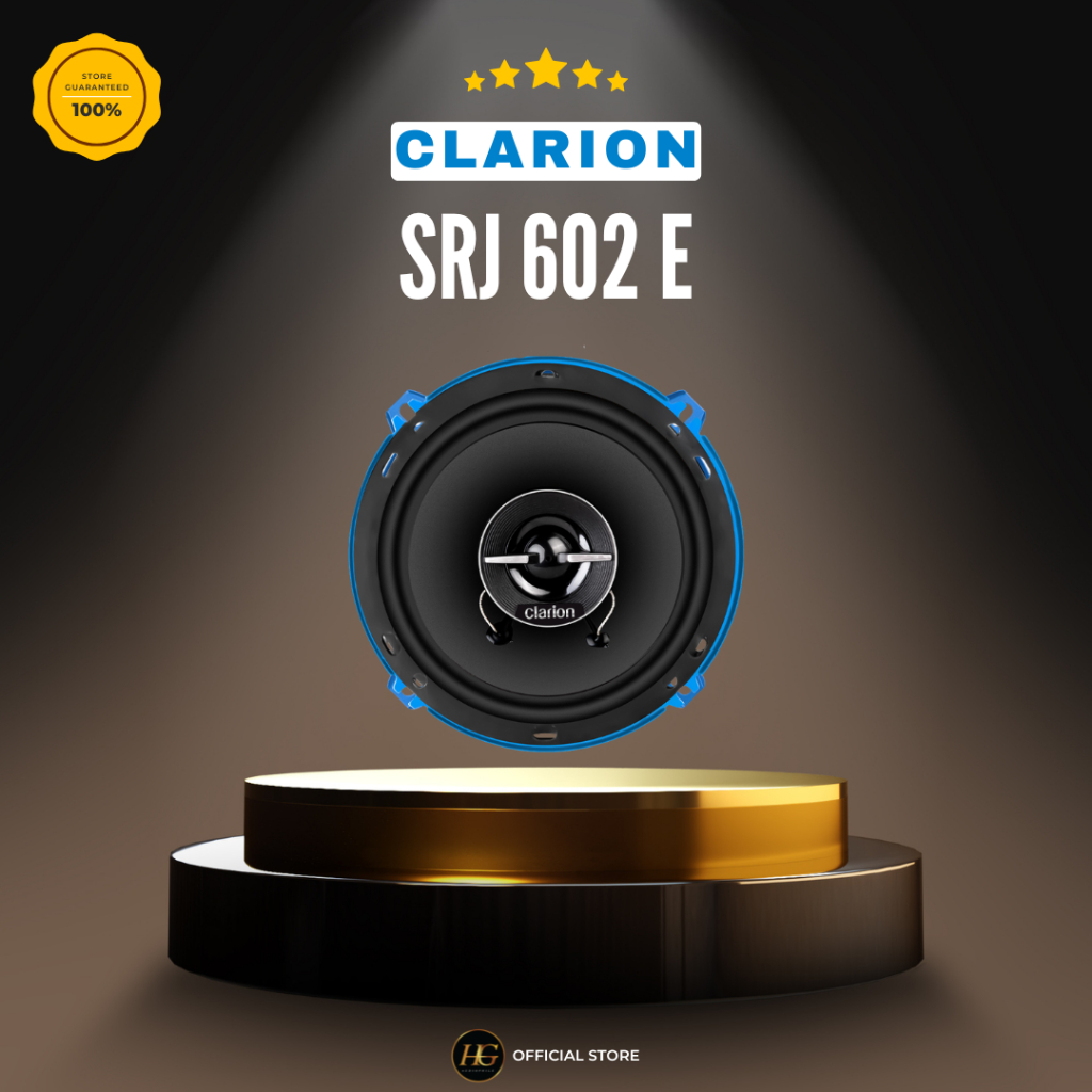 Speaker Coaxial 6.5 Inch Clarion SRJ 602 E