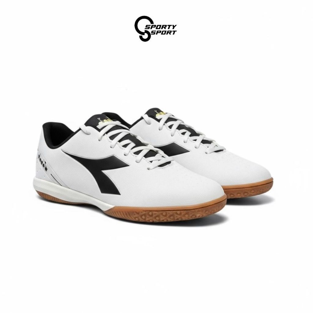 SEPATU FUTSAL PRIA DIADORA PICHICHI 5 IDR WHITE/BLACK