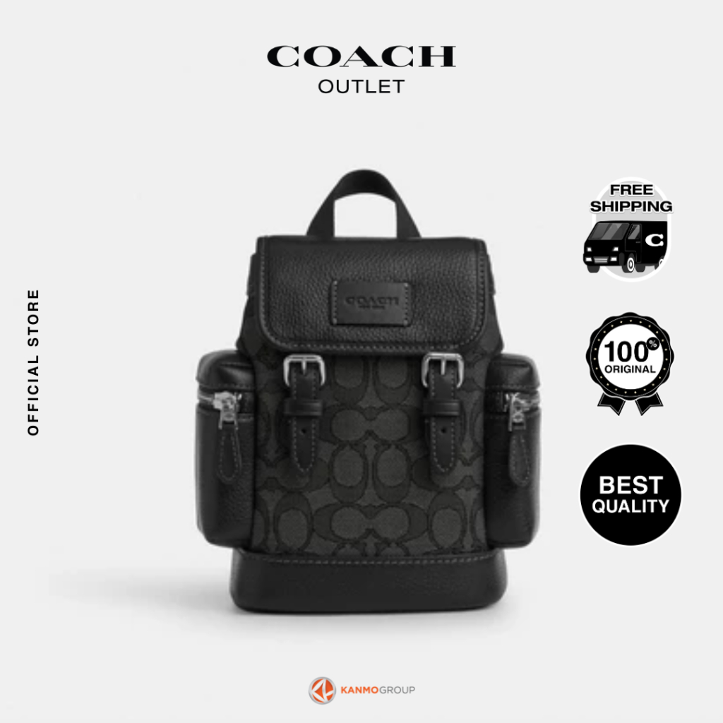 Coach Sprint Sling Pack Signature Jacquard - Tas Selempang Pria