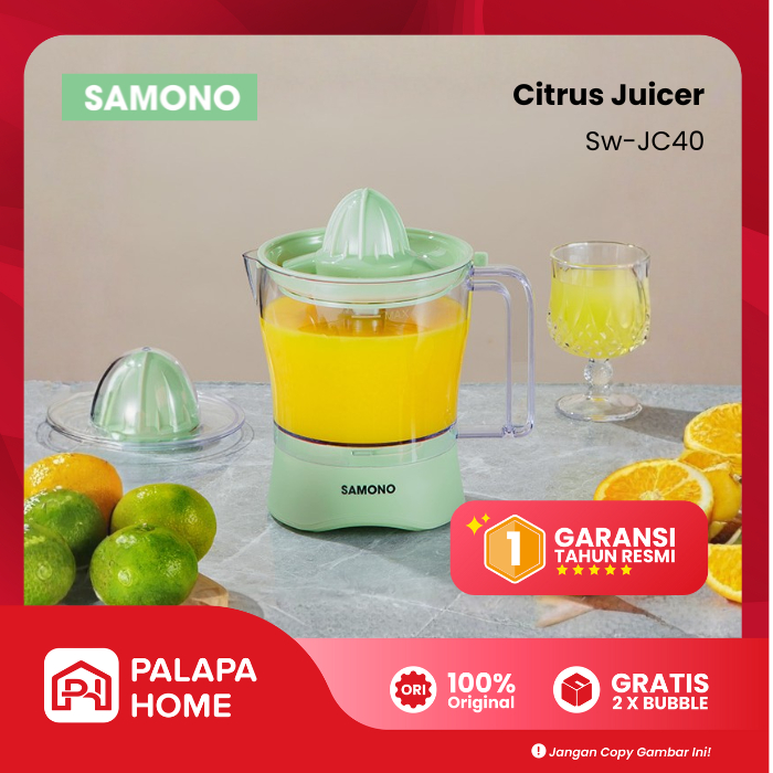 Samono Mesin Pemeras Jeruk Elektrik 1,2 Liter Otomatis | Lemon Orange Citrus Juicer SW-JC40