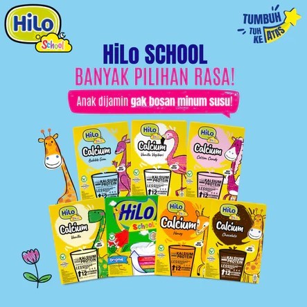 Hi Lo HiLo School 500 Gram Susu Tinggi Kalsium Rendah Lemak - Nutrimart