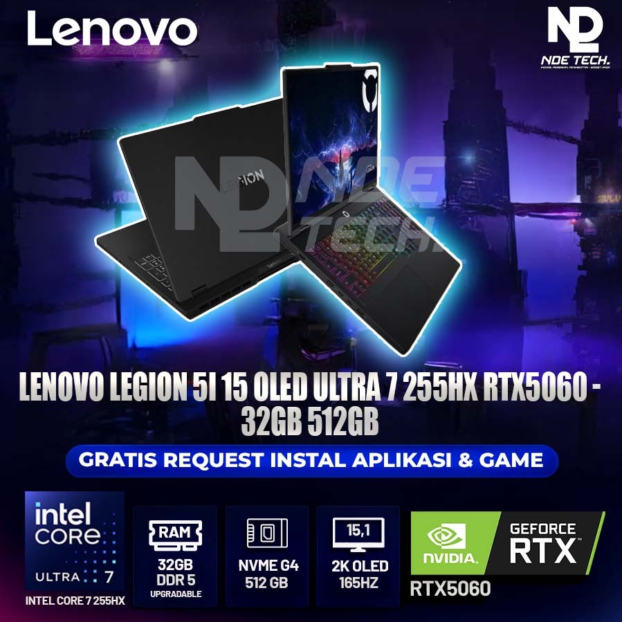 LENOVO LEGION 5I 15 OLED ULTRA 7 255HX RTX5060