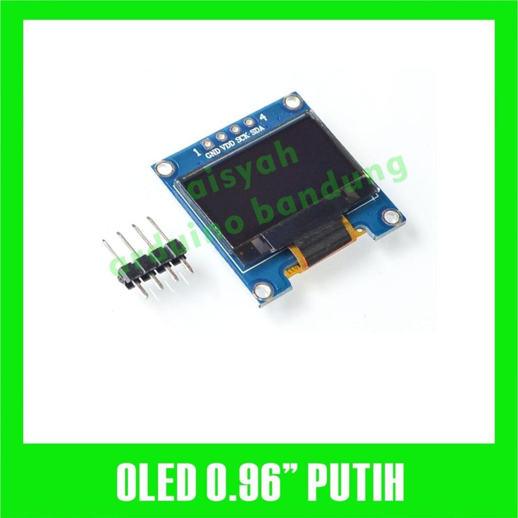 0.96" 128X64 white OLED LCD Display Module I2C IIC Serial-Arduino