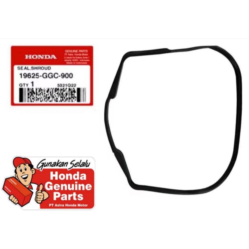 Karet Seal Sil Cover Blok Mesin Beat Spacy Fi, Scoopy Vario 110 Esp Asli BARU Honda