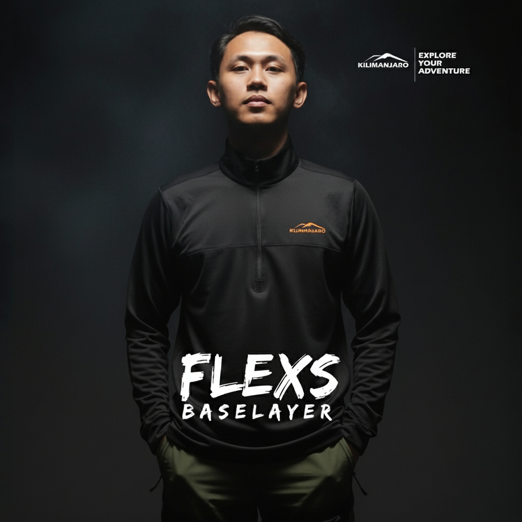 Base layer KILIMANJARO FLEXS - Base Layer hoodie - Baselayer Kilimanjaro FLEXS - Baju Manset