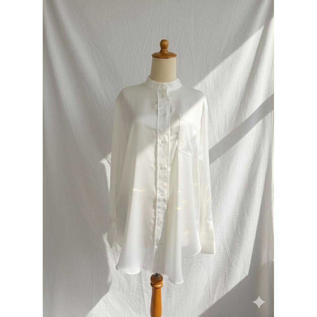 Kemeja Tunik Silk HM HnM H&M