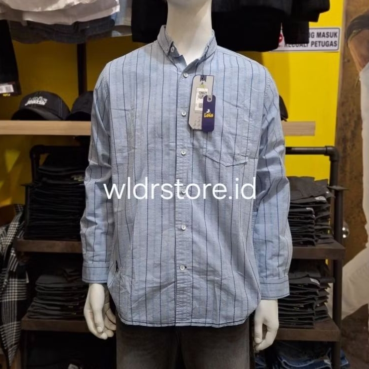 KEMEJA PRIA BRAND LOIS ORIGINAL SLIMFIT 005
