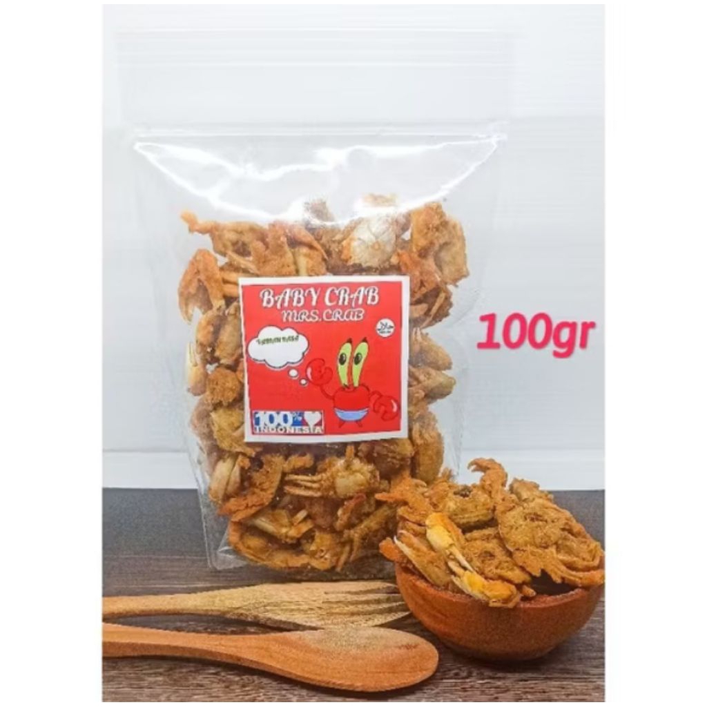 Baby Crab Crispy 100 gr || Camilan Baby Crab Kepiting
