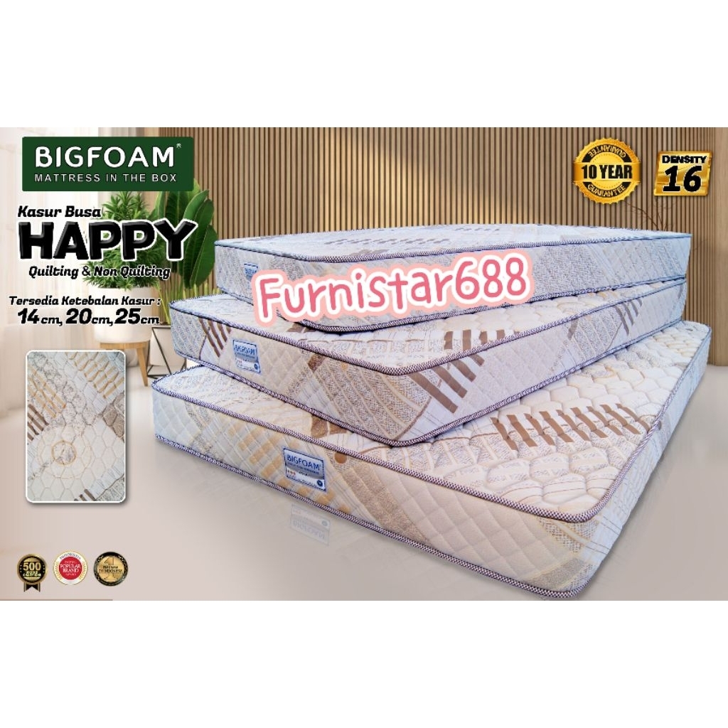 Kasur Busa Big Foam Happy New Ukuran 90& 120 Cm Tebal 20 Cm