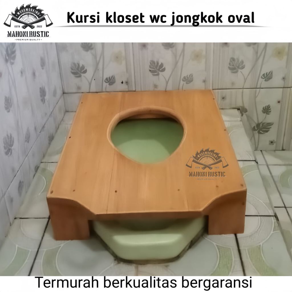 kursi closet wc portable kayu kursi wc kursi jongkok