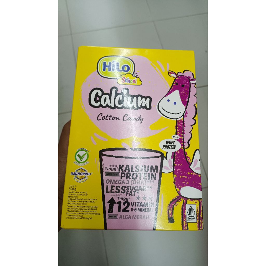Hilo School Cotton Candy 500 gram- Tinggi Kalsium & Rendah Lemak