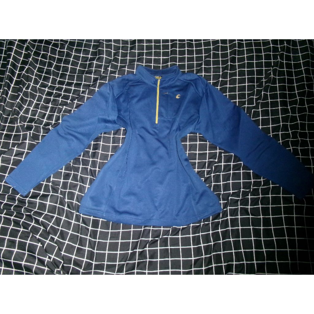 Baju olahraga manset baselayer polar tebal