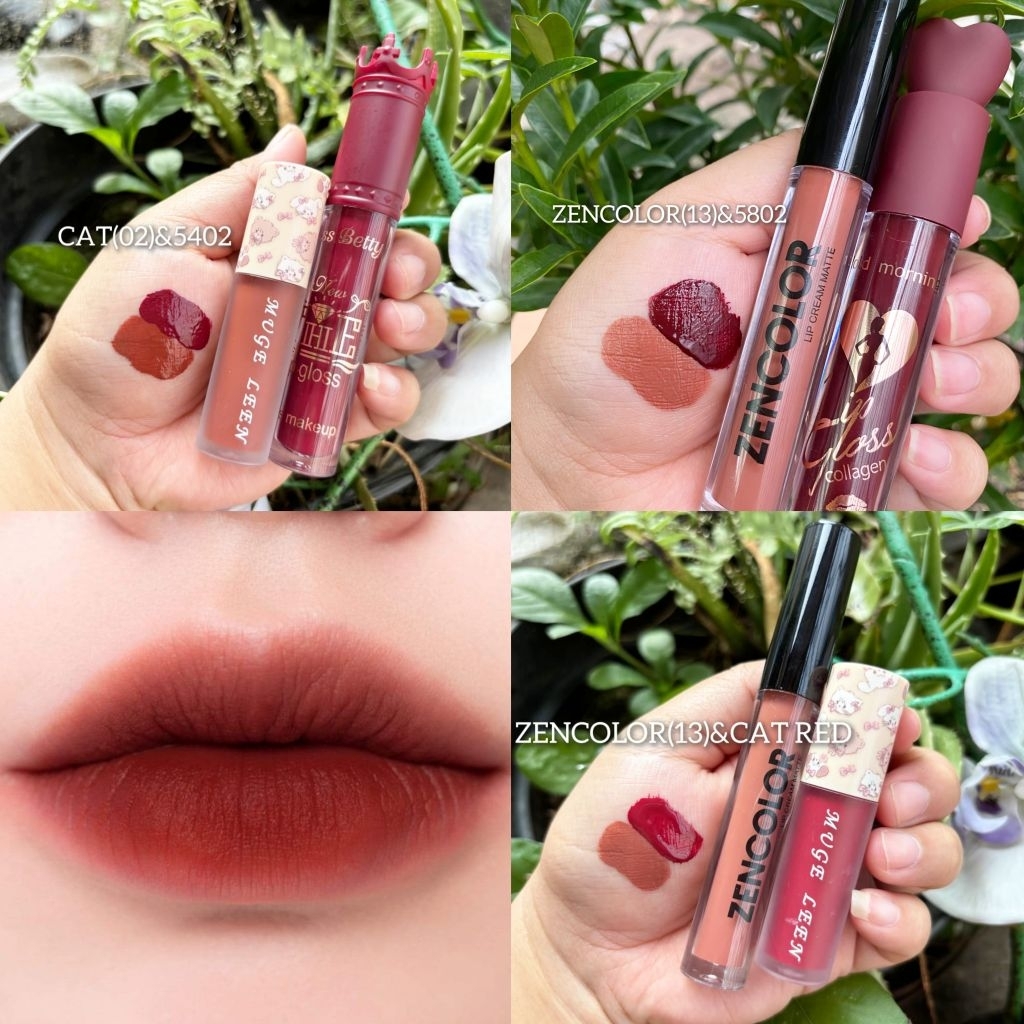 set ombre lipstik - Lipcream ombre matte waterproof