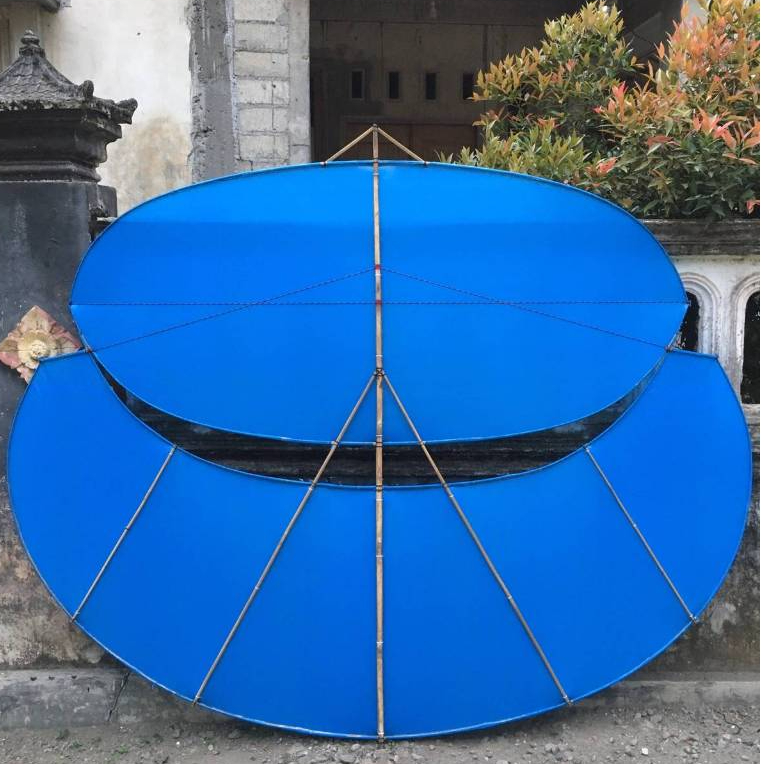 COD Layangan Gapangan Pegon Ceper Warna Beragam 1-2,5  Meter