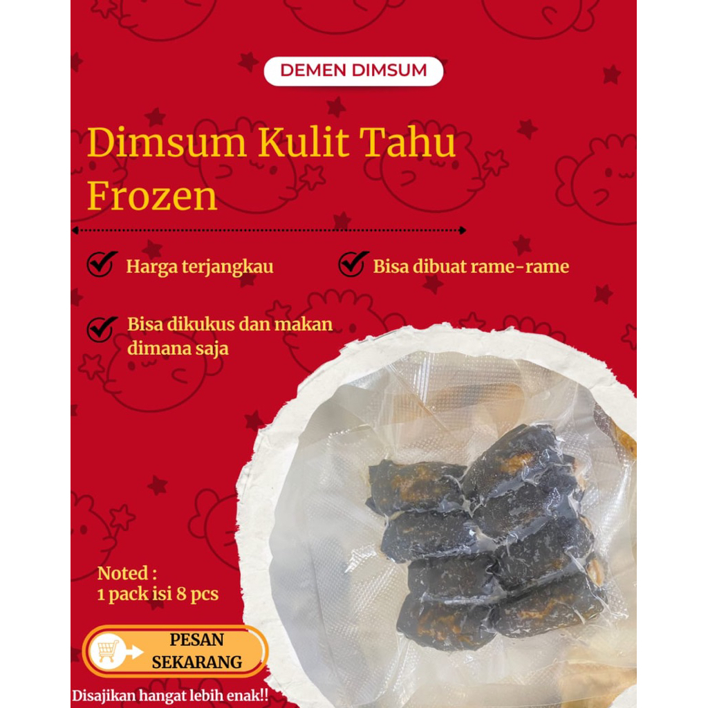 Dimsum Premium Nori Dimsum full ayam yg dibungkus dengan kulit Nori