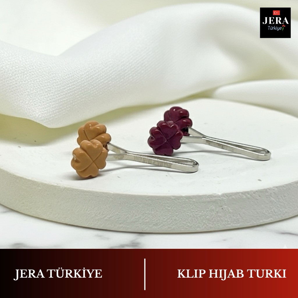 Klip Hijab Turki Anti Karat Feyza Series Pin Hijab Original Turki - Penjepit Hijab Premium Pengganti