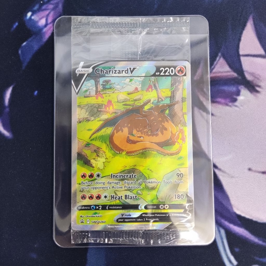 Pokemon (EN) Charizard V VMAX VSTAR (Sealed) -  SWSH260 SWSH261 SWSH262 - (3 Kartu) Original