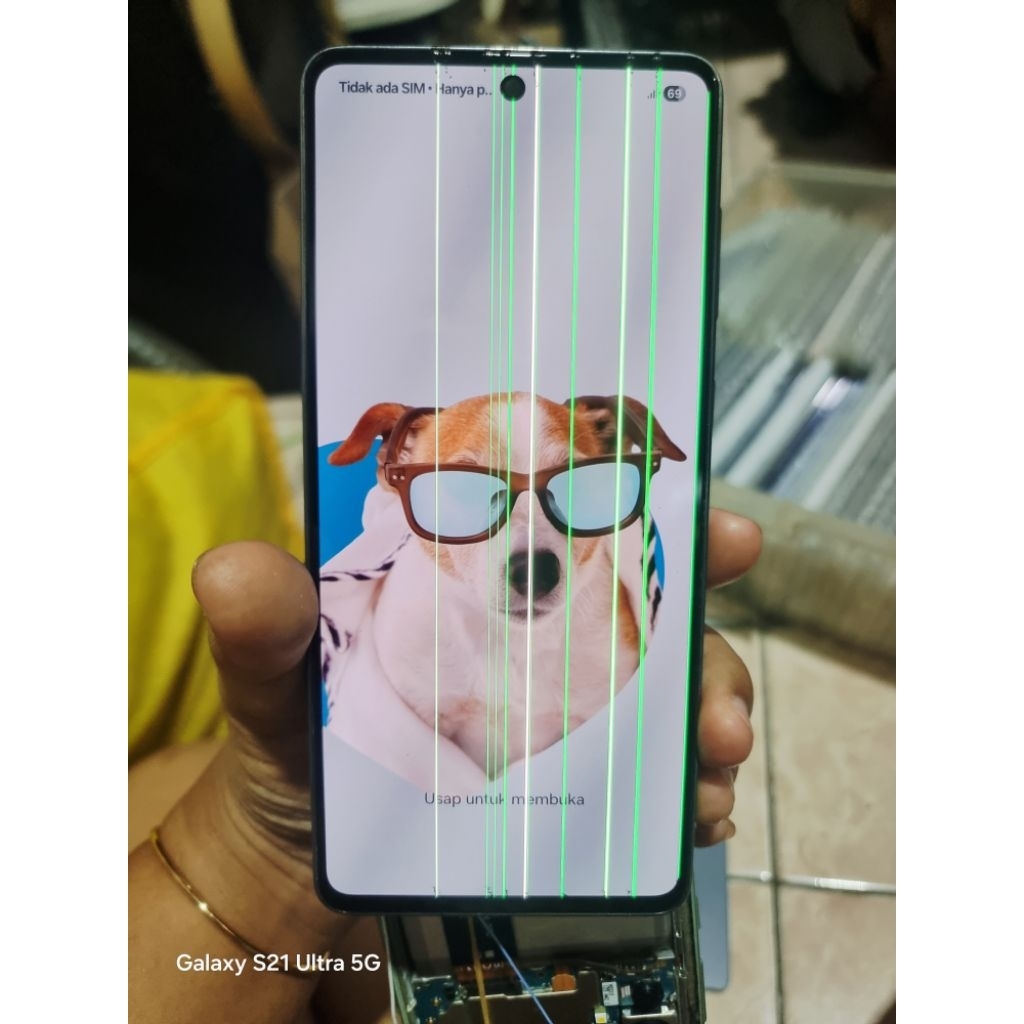 lcd original copotan samsung a73