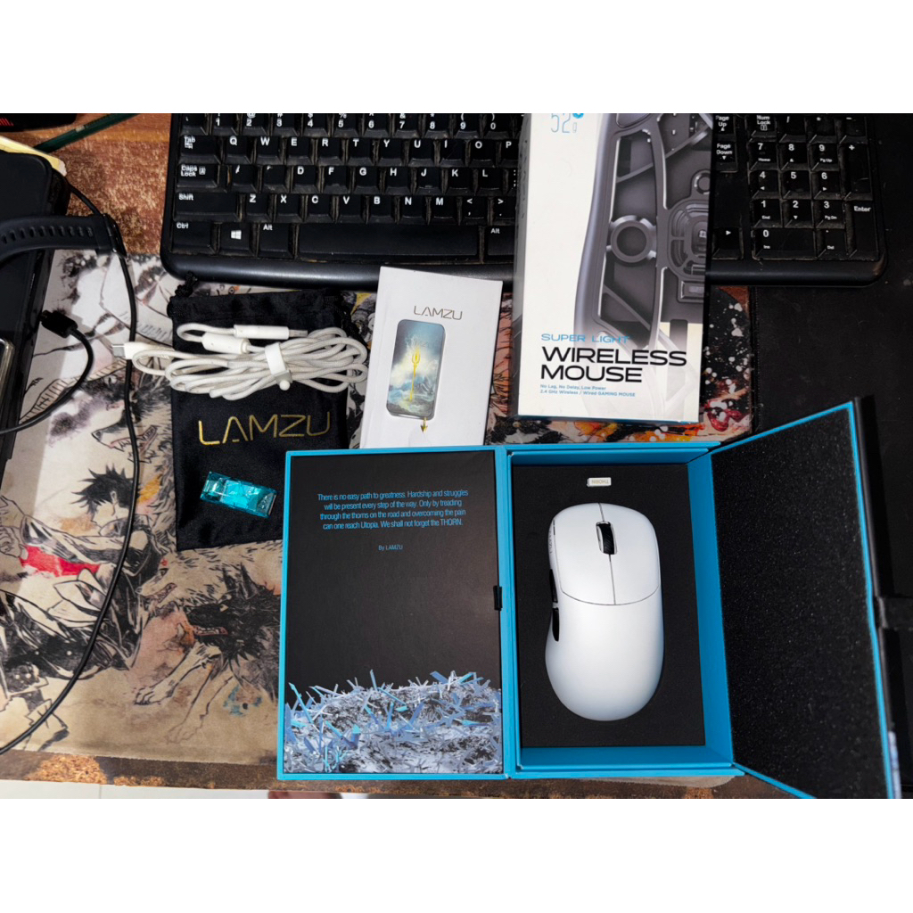 Mouse Gaming Lamzu Thorn 4k dongle