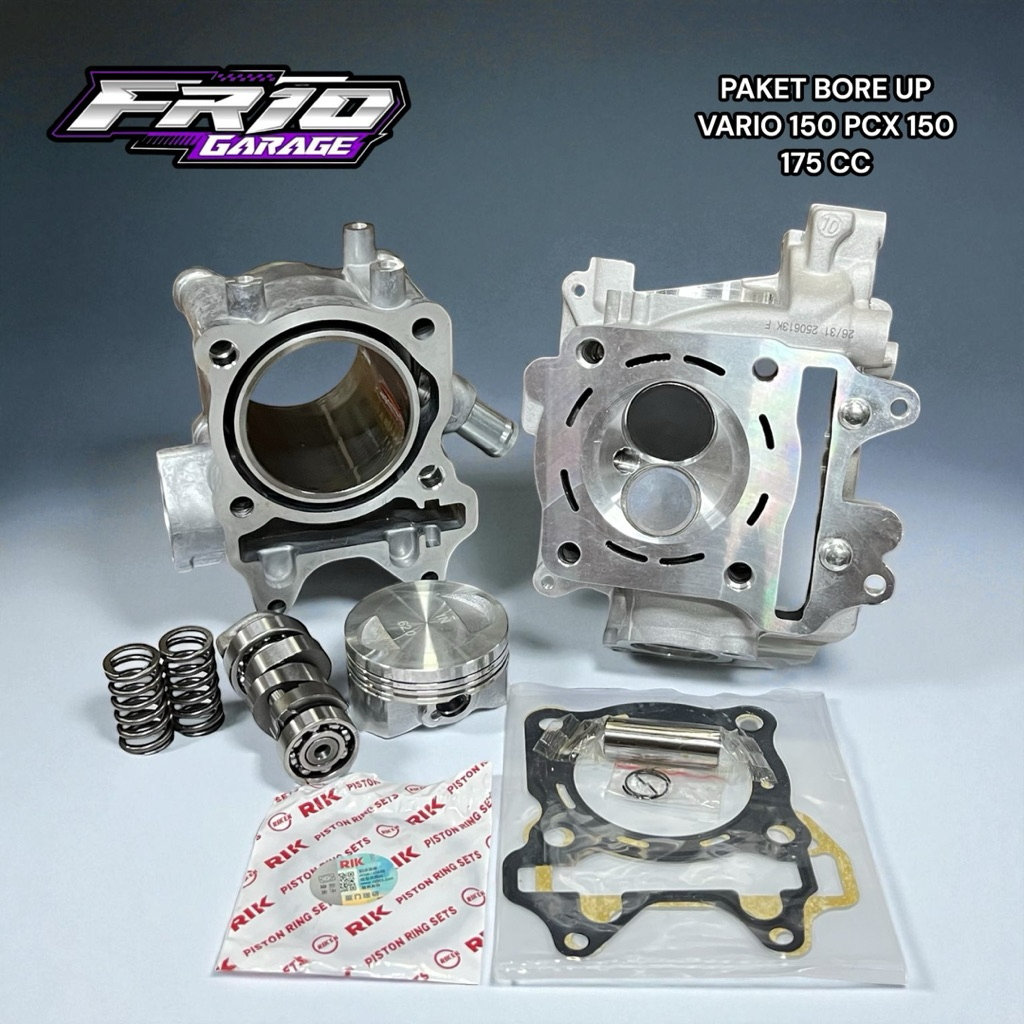 PAKET BORE UP VARIO 150 PCX 150 175 CC PISTON 62 KLEP 31 26