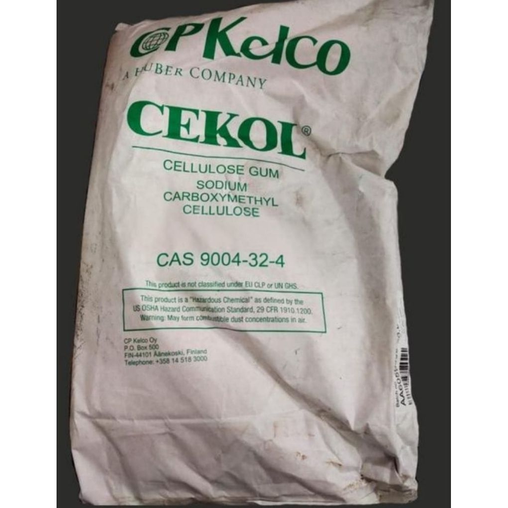 CEKOL Cellulose Gum Sodium Carboxymethyl Cellulose / NaCMC 1kg
