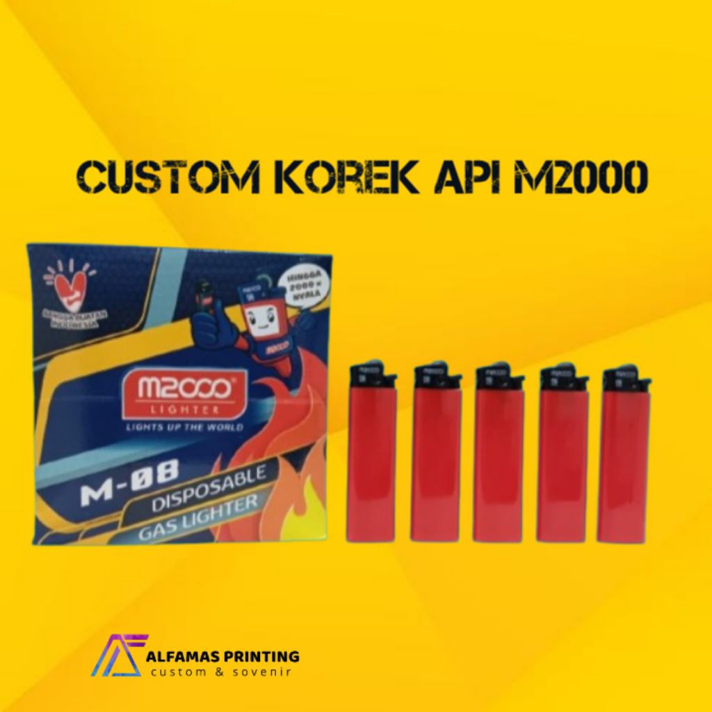 Custom korek api/korek promosi/sablon korek/korek sovenir/korek m 2000/korek terbaru /korek murah