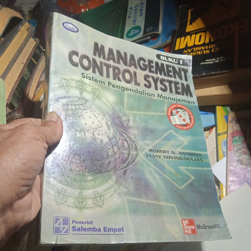 buku Robert Anthony, Management Control System, sistem pengendalian manajemen, buku 1, buku Lebar