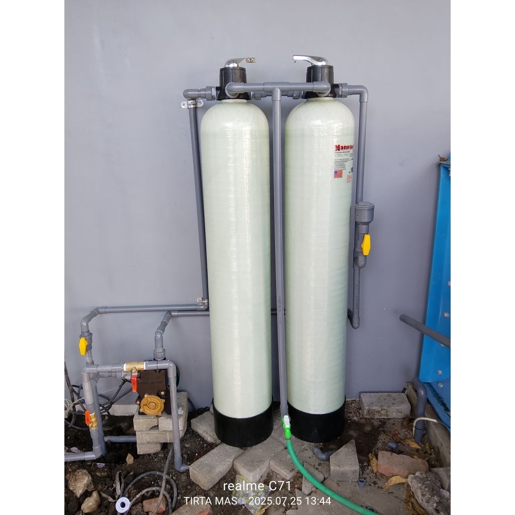 FILTER AIR SUMUR FRP 1054 2 tabung KOMPLIT.