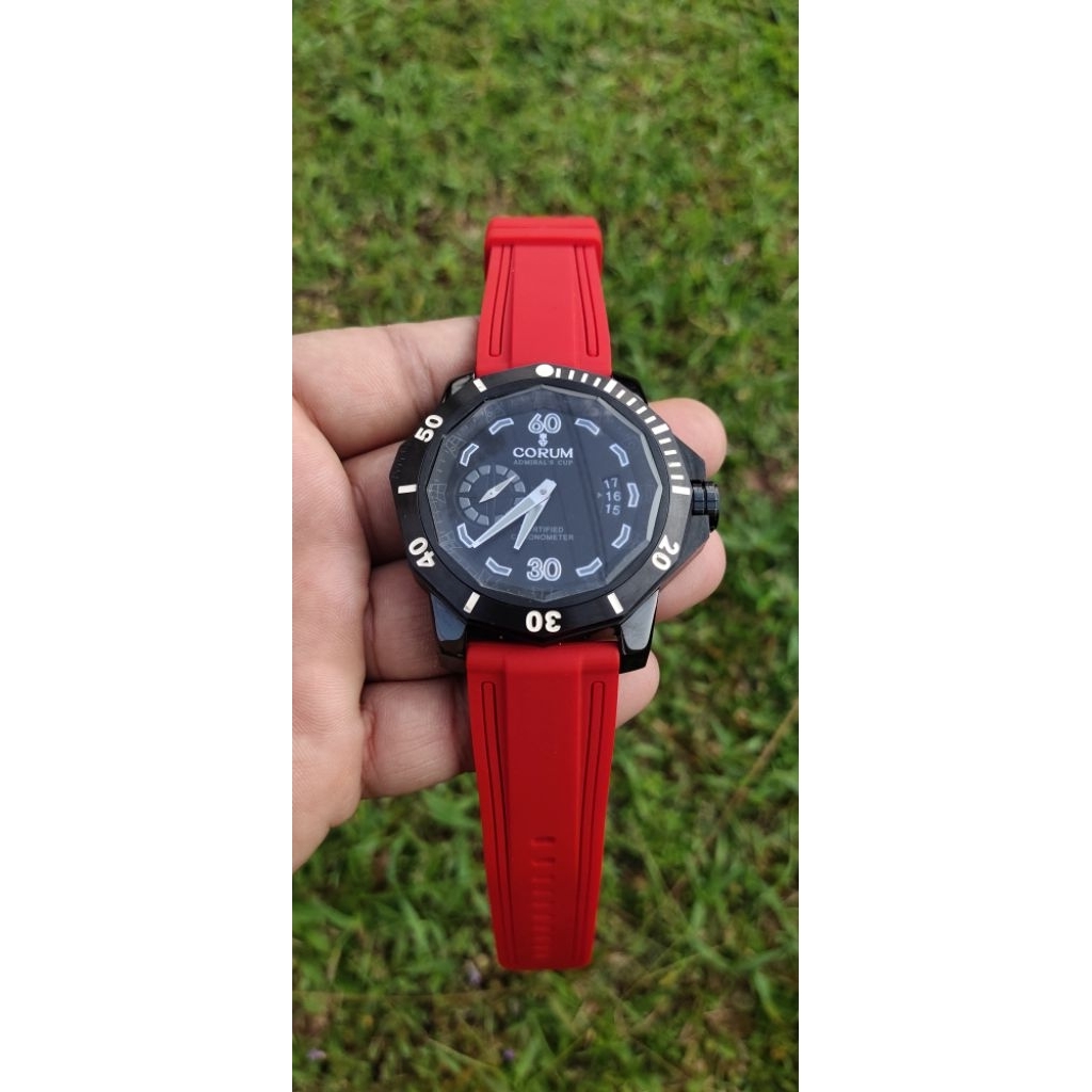 (WAJIB Transaksi Offline , Pasaran Hrg 236jt) CORUM ADMIRALS CUP AUTOMATIC SWISS - PRELOVED