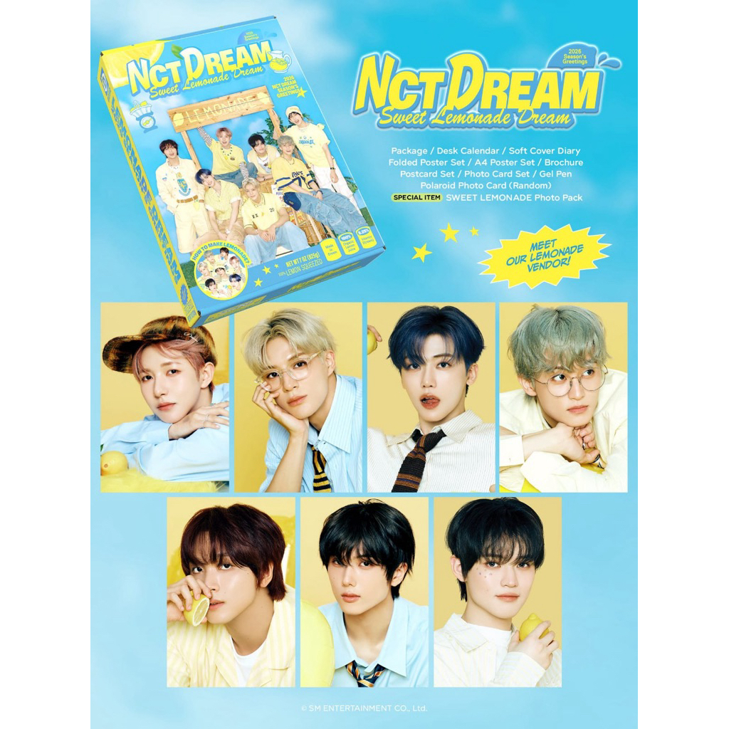 SHARING SEASON GREETING 2026 NCT DREAM X SMSTORE