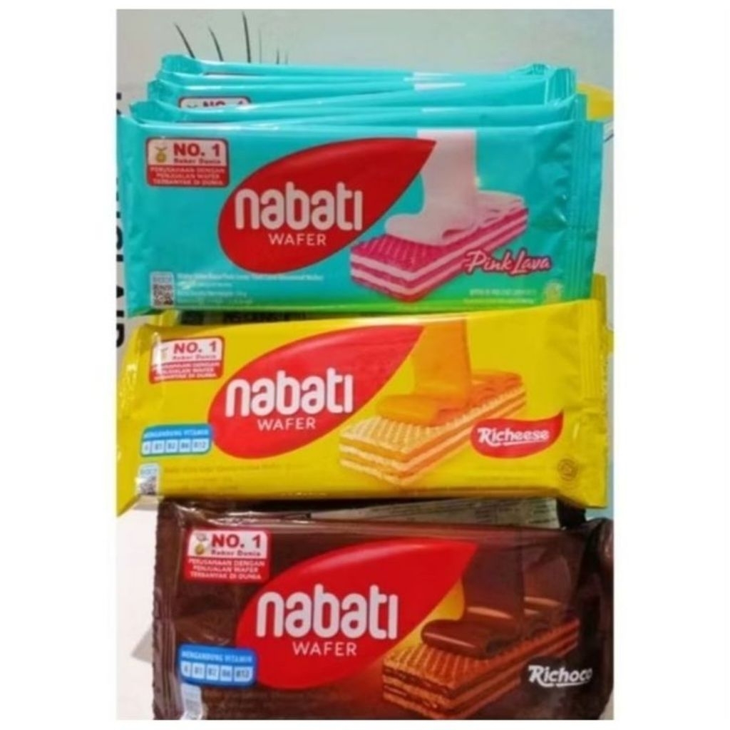 Nabati Wafer renceng ( 1 pak isi 10 )