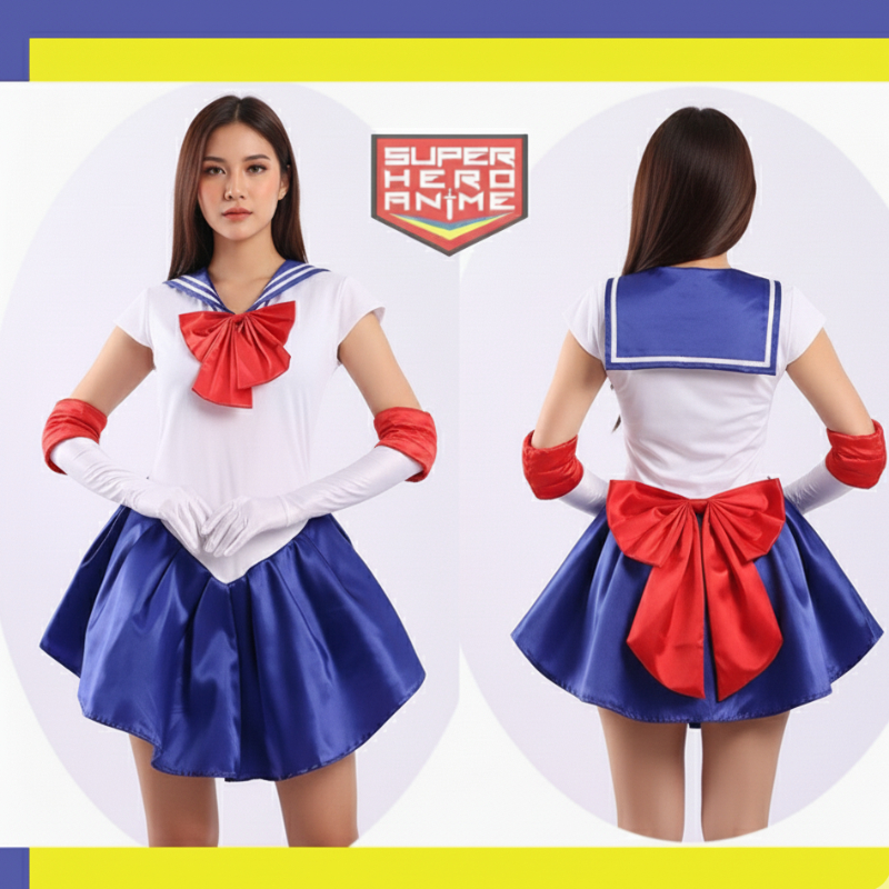 Kostum Sailor Moon Cosplay Anime Jepang Baju Karakter Cewek Wanita Dewasa Sexy Impor sailormoon