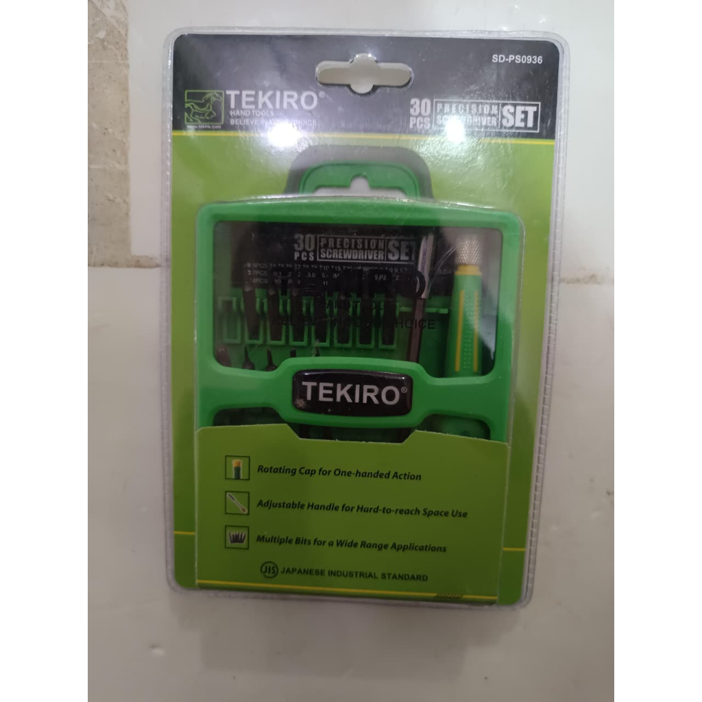 Tekiro obeng presisi set 30Pcs obeng jam HP laptop Balikpapan