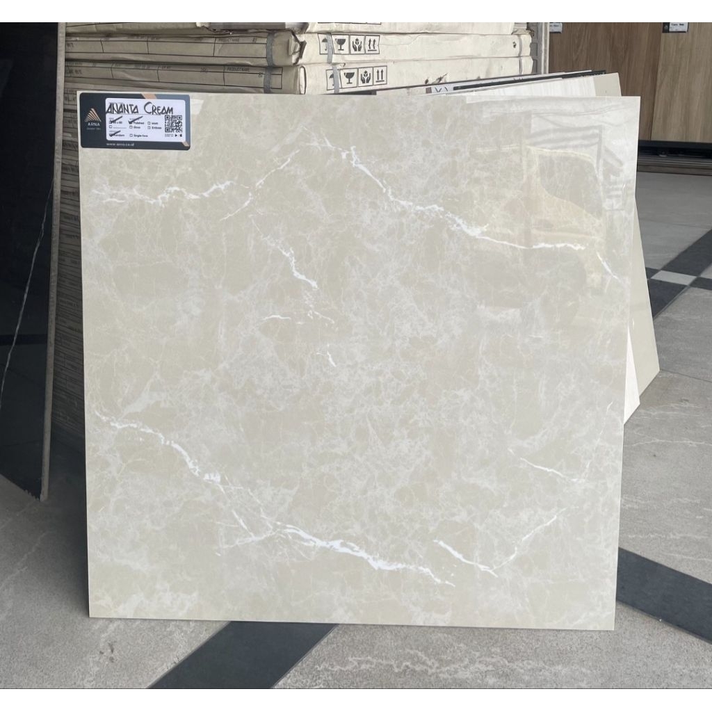 Granit Lantai 60x60 Ananta Crem || Arna || Glazed Polished