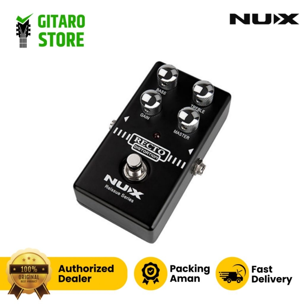 Effect Guitar Recto Distorti Nux Efek StompBox NUX Recto Distortion Original