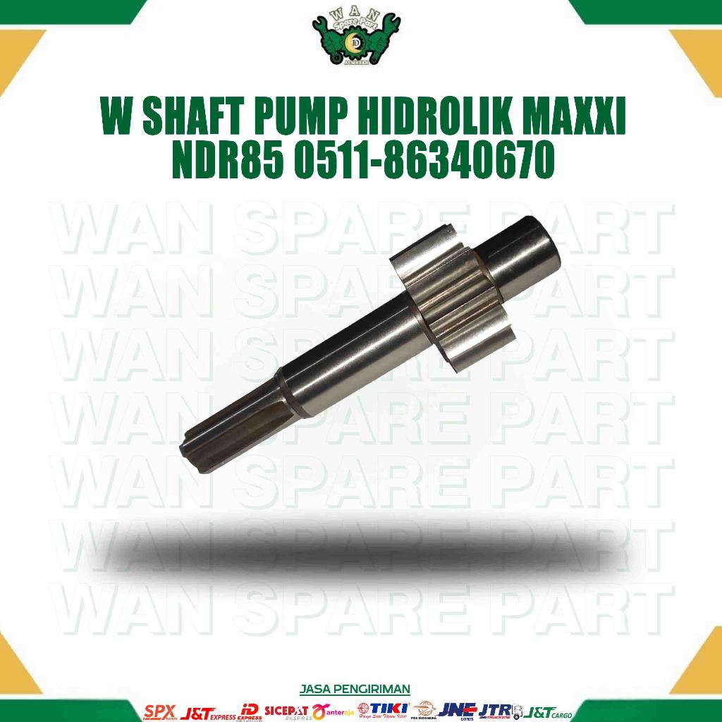 W SHAFT PUMP HIDROLIK MAXXI NDR85 0511-86340670 FOR COMBINE HARVESTER WAN SPAREPART