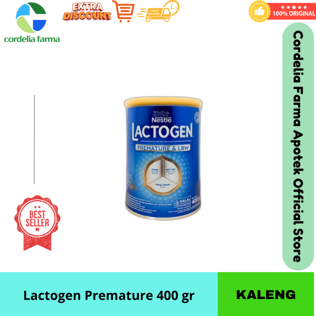 Lactogen Premature & LBW 400 Gr - Susu Khusus Bayi Prematur dan Berat Lahir Rendah