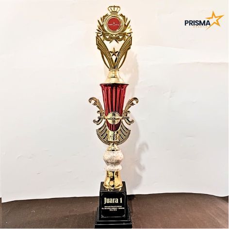 PIALA SATUAN CK IMPORT BESAR KOMBINASI MARMER GUCI 5 CM | PIALA MURAH PIALA TINGGI | PIALA LOMBA MTQ