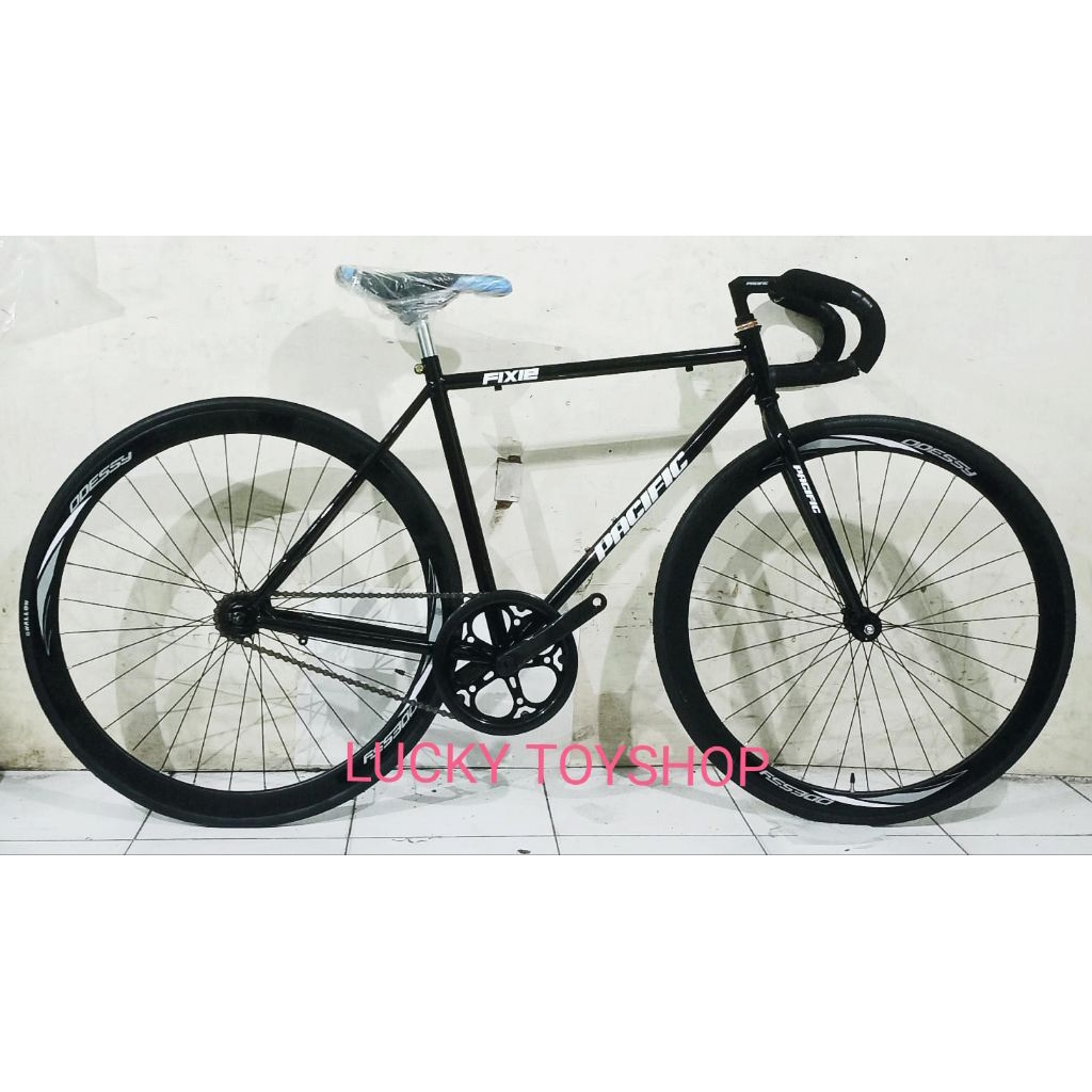 NEW Sepeda Fixie Velg Tinggi Stang Balap 27 Inch
