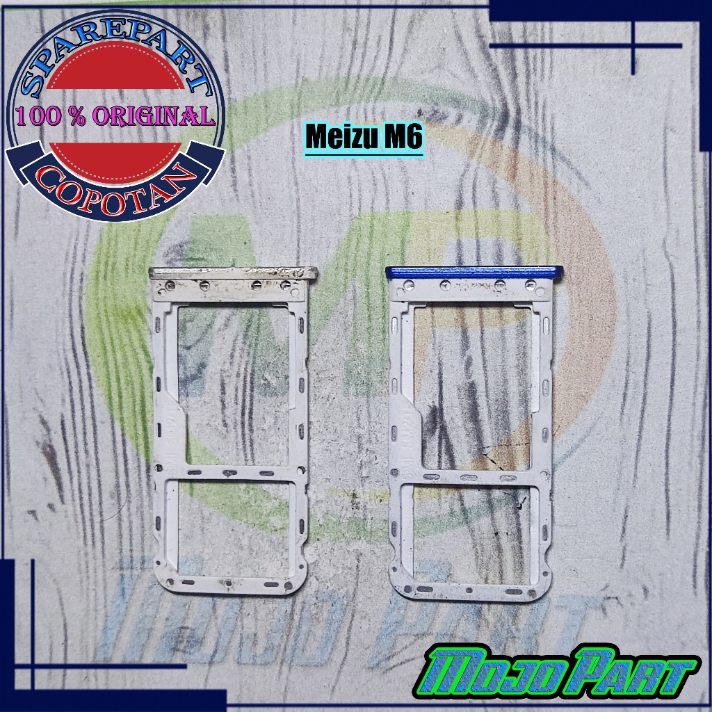 Meizu M6 Sim Tray Sim Lock Tempat Dudukan Slot Sim Card Original Copotan | Mojo Part