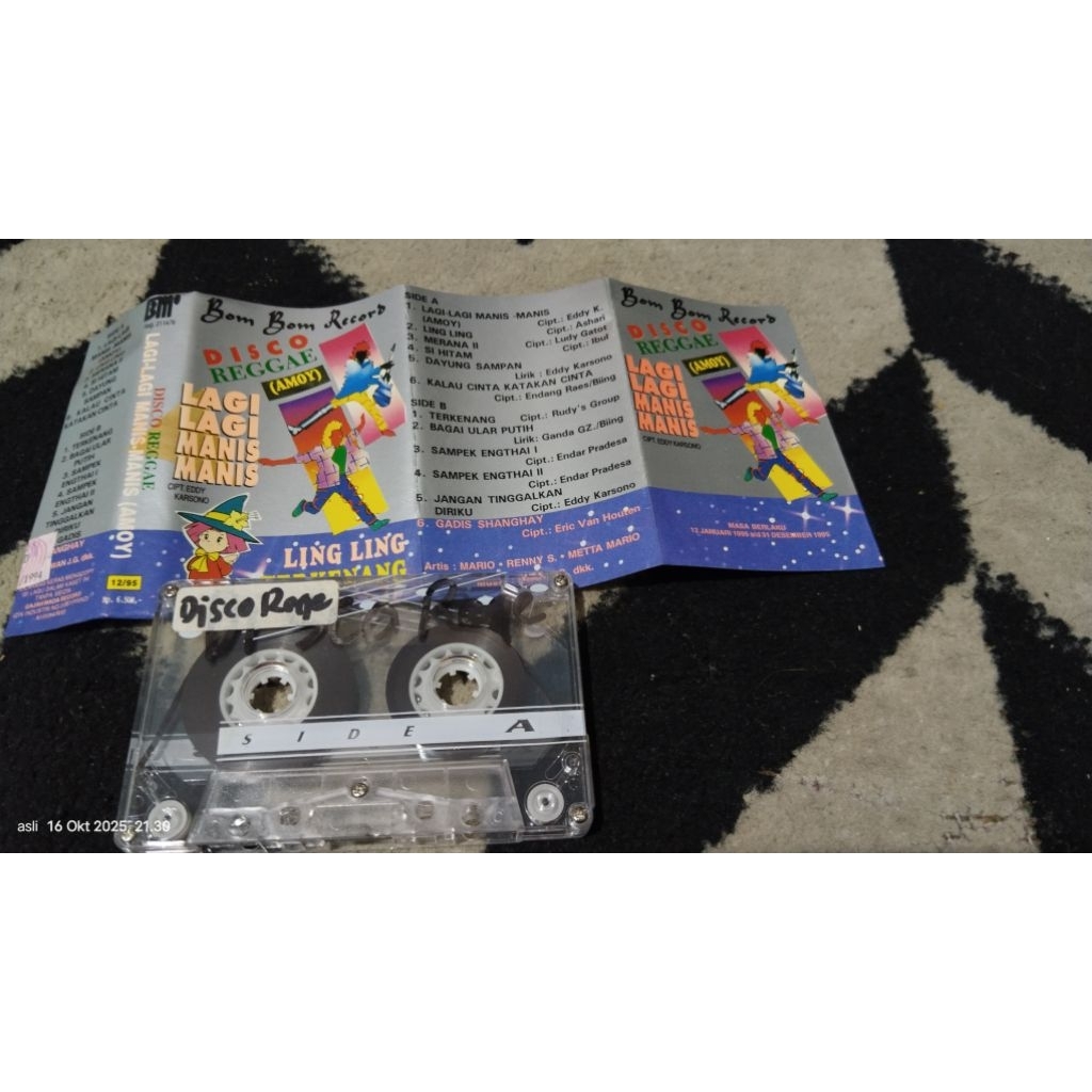 kaset pita lagu anak disco reggae - ling ling - amoy