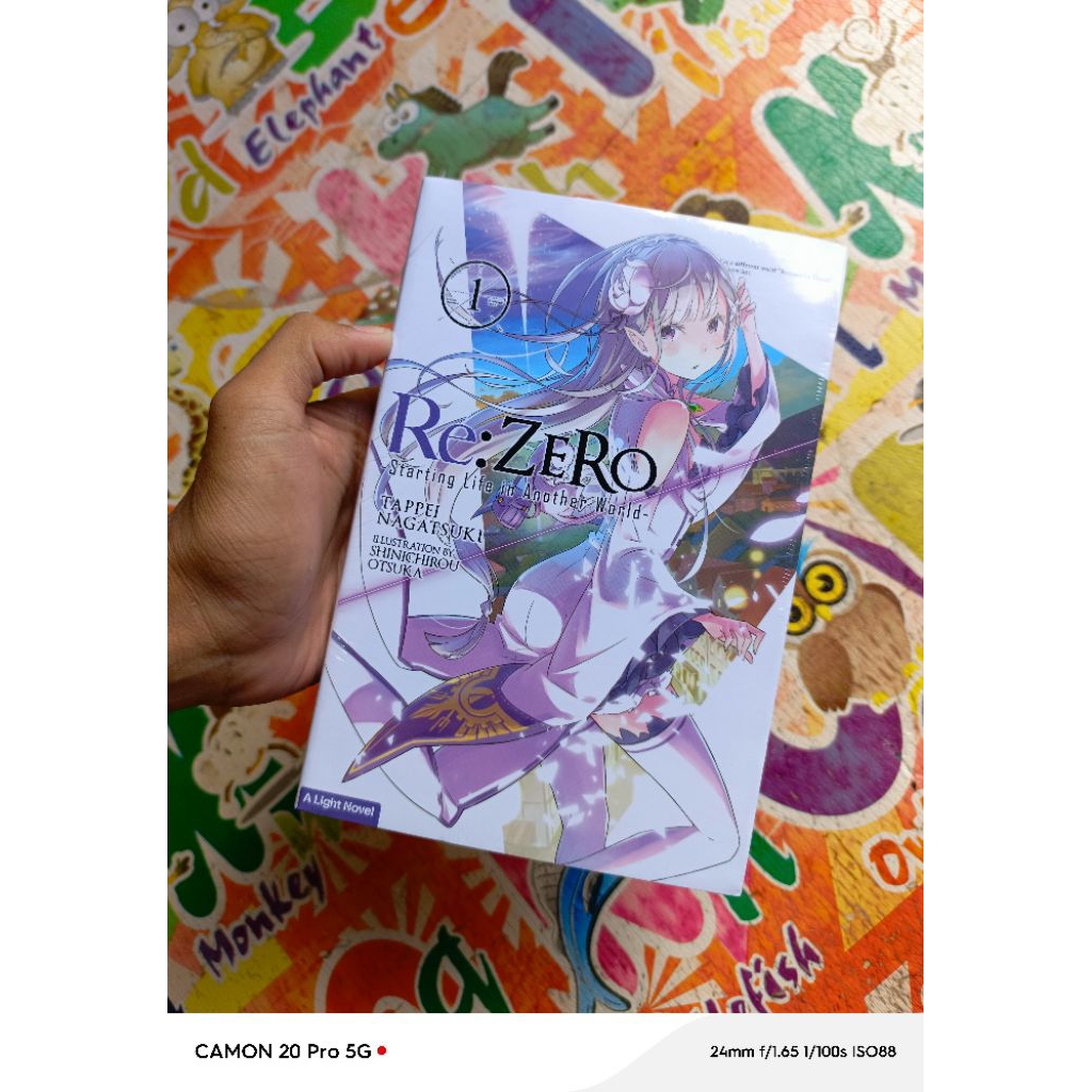 Light Novel Re Zero Vol. 1 Segel