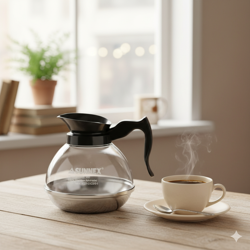 Sunnex Teko Pemanas Kopi Decanter Coffe Pot 1.8lt / Teko pemanas teh