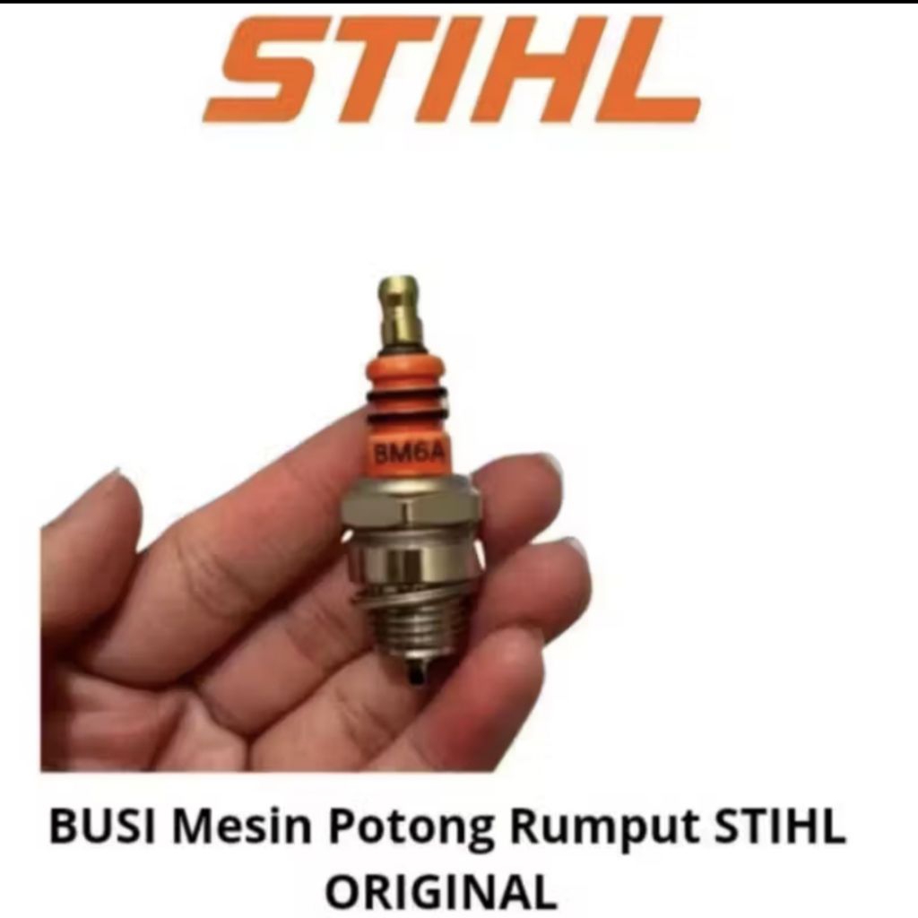 BUSI STIHL MESIN POTONG RUMPUT 2TAK STIHL ORIGINAL