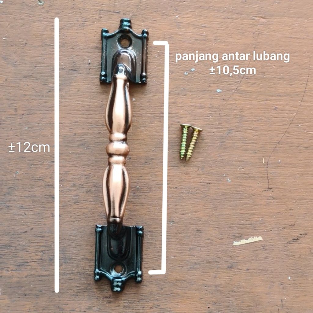 Handle Antik Coklat Tarikan Pegangan Pintu Lemari Laci